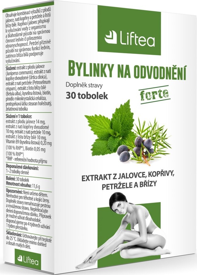 Liftea Bylinky na odvodnění Forte 30 tobolek