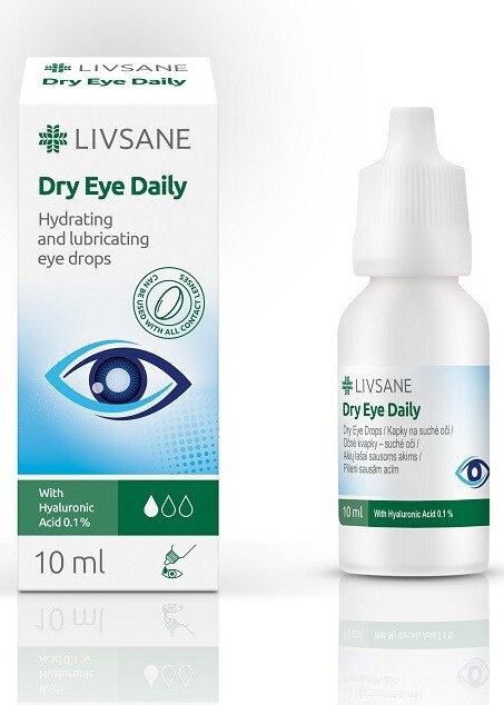LIVSANE Oční kapky hydratační a zvlhčující 10ml