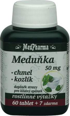 MedPharma Meduňka+chmel+kozlík tbl.67