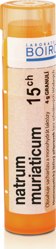 NATRUM MURIATICUM 15CH granule 1X4G