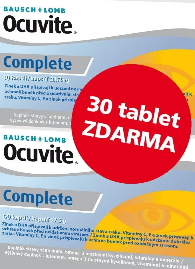 Ocuvite COMPLETE cps.60+30 ZDARMA