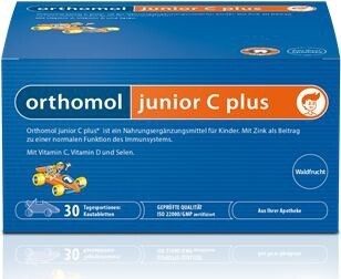 Orthomol junior C plus mandarinka 30 dávek