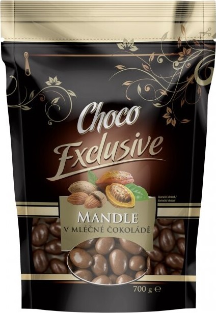 POEX Choco Exclusive Mandle v mléčné čokoládě 700g