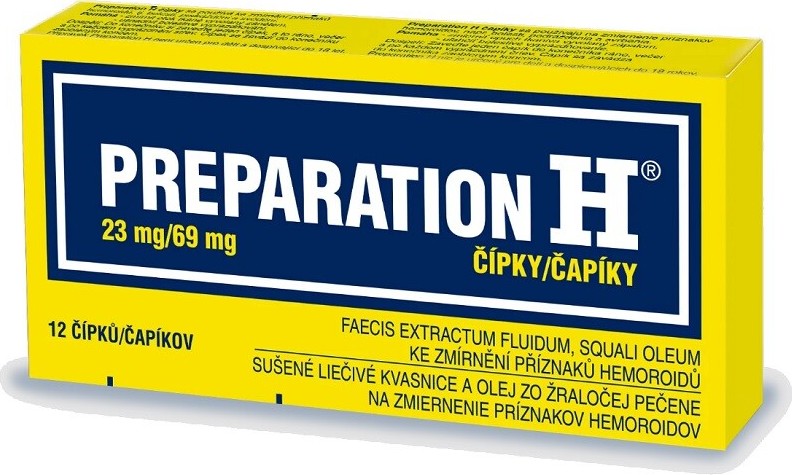 PREPARATION H 23MG/69MG čípek 12 I