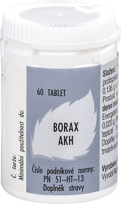 Radim Bakeš Galenická laboratoř Ostrava AKH Borax 60 tablet