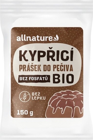 Allnature Kypřící prášek do pečiva BIO 150g