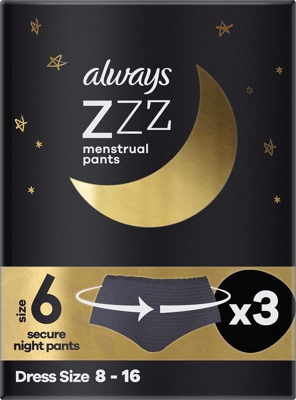 Always Ultra Jednorázové menstruační kalhotky 3ks