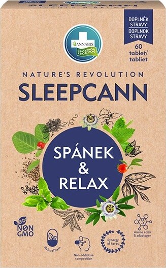 Annabis SLEEPCANN Spánek & Relax 60 tablet