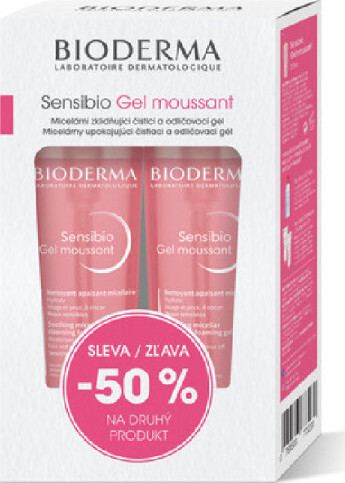 BIODERMA Sensibio Gel moussant 2x200 ml 1+1