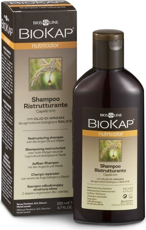 BIOKAP NUTRICOLOR Šampon obnovující 200ml