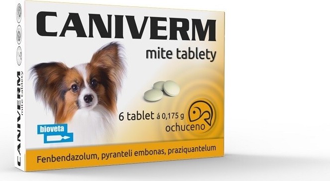 Caniverm mite pro psy a kočky 6 tablet x 0