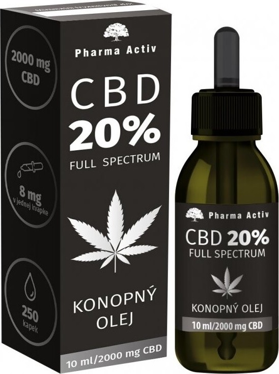 CBD 20% Full Spectrum Konopný olej 2000mg 10ml