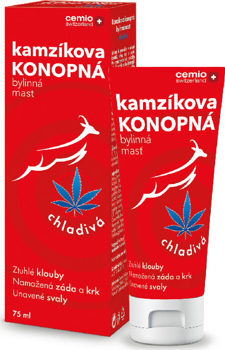 Cemio Kamzíkova konopná mast chladivá 75ml