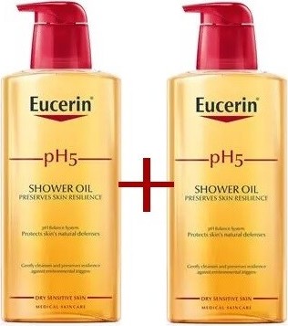 EUCERIN pH5 sprchový olej 2x400ml PROMO2023