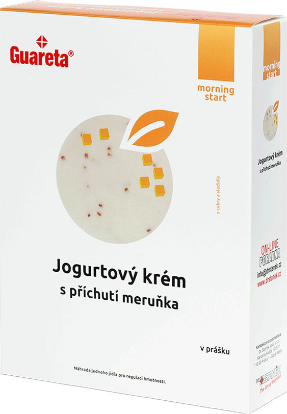 Guareta Jogurt.krém s příchutí meruňky 3x54g