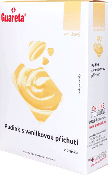 Guareta Pudink s vanilkovou příchut.v prášku 3x35g