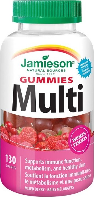 JAMIESON Multi Gummies želat.past.pro ženy 130ks