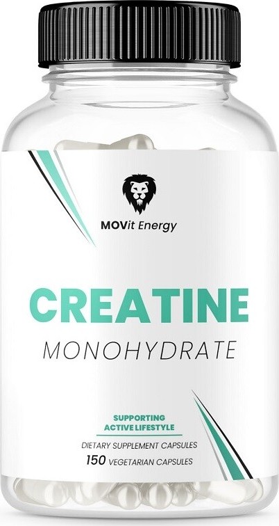 MOVit Creatine Monohydrate 150 vegetariánských kapslí