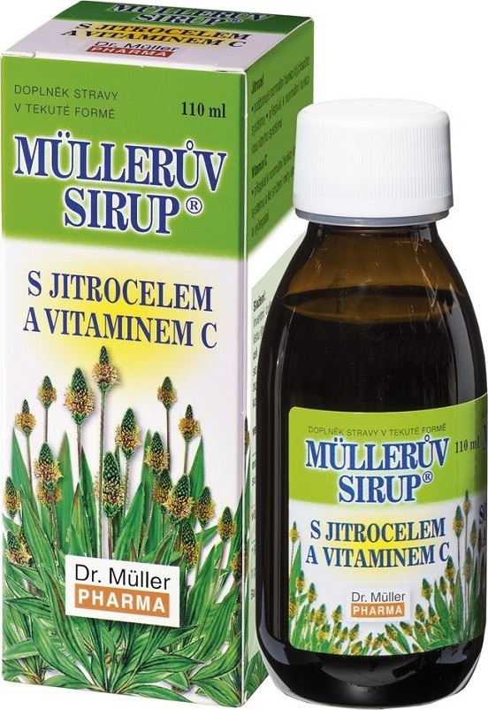 Müllerův sirup s jitrocelem a vitaminem C 110ml