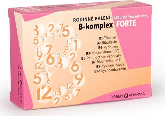 Rosen B-komplex FORTE drg.100 rodinné balení