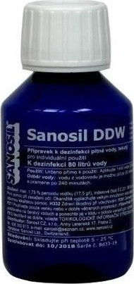 Sanosil DDW dezinfekce pit.vody 80ml/80l vody