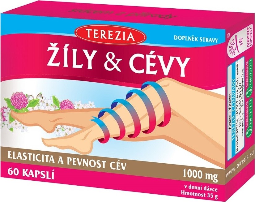 TEREZIA Žíly & Cévy 60 kapslí