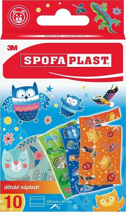 3M Spofaplast 117 Dětské náplasti 10cmx6cm 10ks