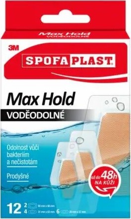 3M Spofaplast 191N Max Hold Voděodolné 12ks