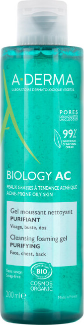 A-DERMA BIOLOGY AC Čisticí pěnivý gel 200ml