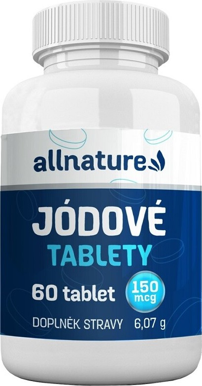 Allnature Jódové tablety tbl.60