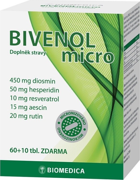 Biomedica Bivenol micro 60 + 10 tablet