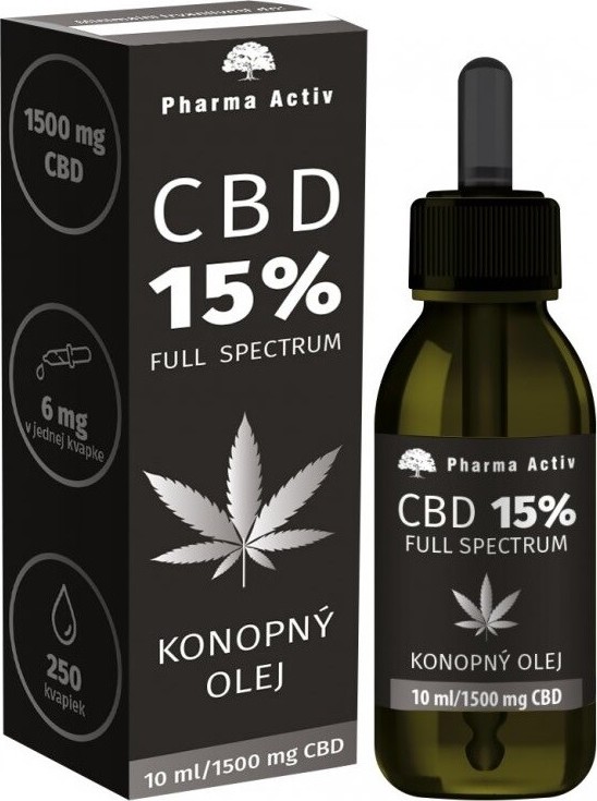 CBD 15% Full Spectrum Konopný olej 1500mg 10ml