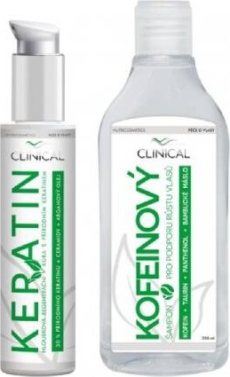 Clinical Keratin kúra 100ml+kofeinový šampon 250ml