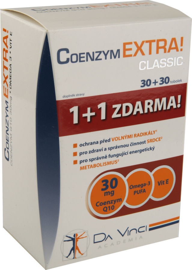 Coenzym EXTRA! Classic30mg DaVinci tob.30+30ZDARMA