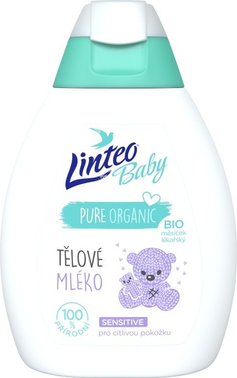 Dětské těl.mléko LINTEO BABY s Bio měsíč.lék.250ml