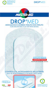 DROP MED Rychloobvaz Steril. Antisep 10