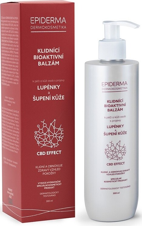 EPIDERMA bioaktivní CBD balzám Lupénka 300ml