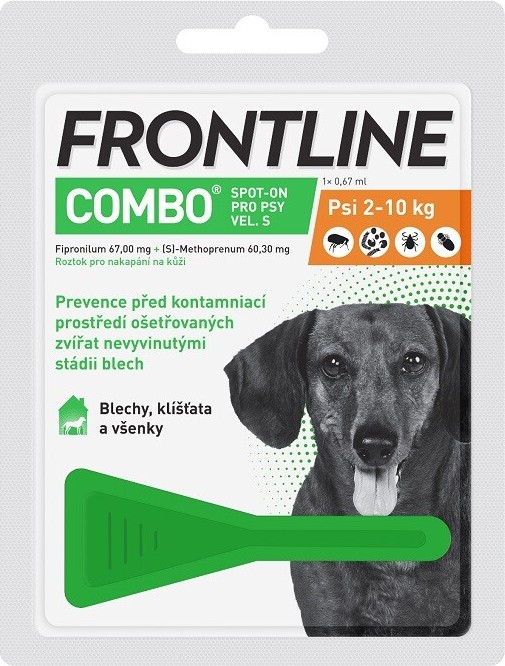 Frontline Combo Spot on Dog S pipeta 1x0.67ml