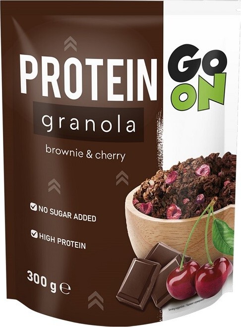 GO ON Proteinová granola brownie a cherry 300g