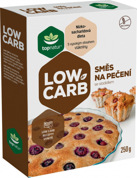 LOW CARB Směs na pečení 250g TOPNATUR