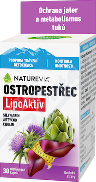 NatureVia Ostropestřec LipoAktiv cps.30