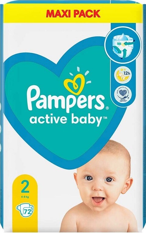 Pampers New Baby 2 Mini 72ks