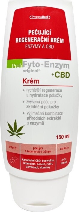 PRAGOMED Profi Fyto+Enzym+CBD krém 150ml