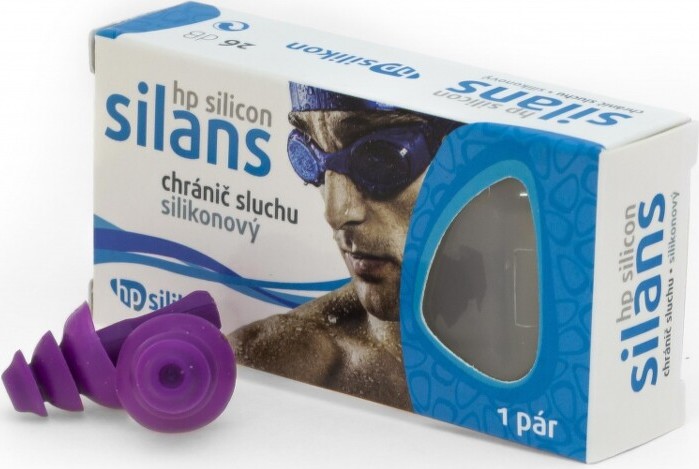 Silans hp silicon chránič sluchu AQUA 1pár