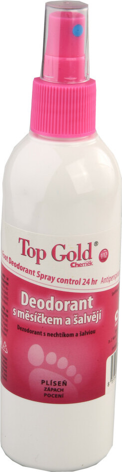 Top Gold Deo.s měsíčkem + šalvějí + Tea Tree Oil 150 ml