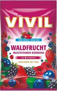 Vivil Multivitamin lesní plody bez cukru 120g