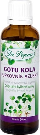 Dr.Popov Kapky bylinné Gotu kola 50ml