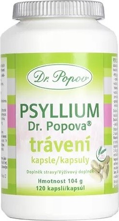 Dr.Popov Psyllium Trávení cps.120