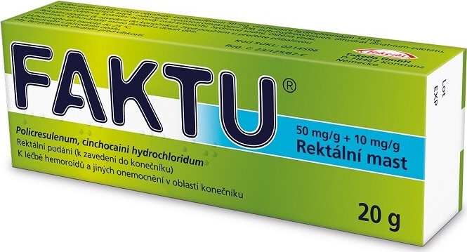 FAKTU rektální mast 20 g