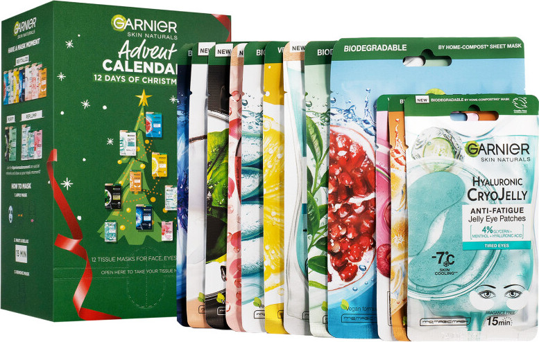 GARNIER Skin Naturals Tissue Masks adventní kalendář